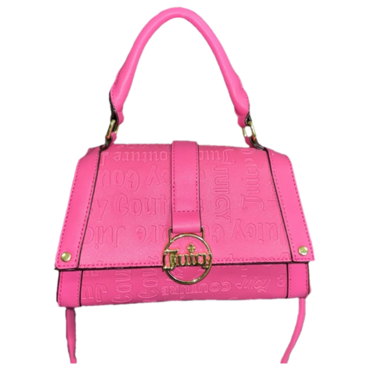 Pre-owned Juicy Couture Leather Handbag In Pink