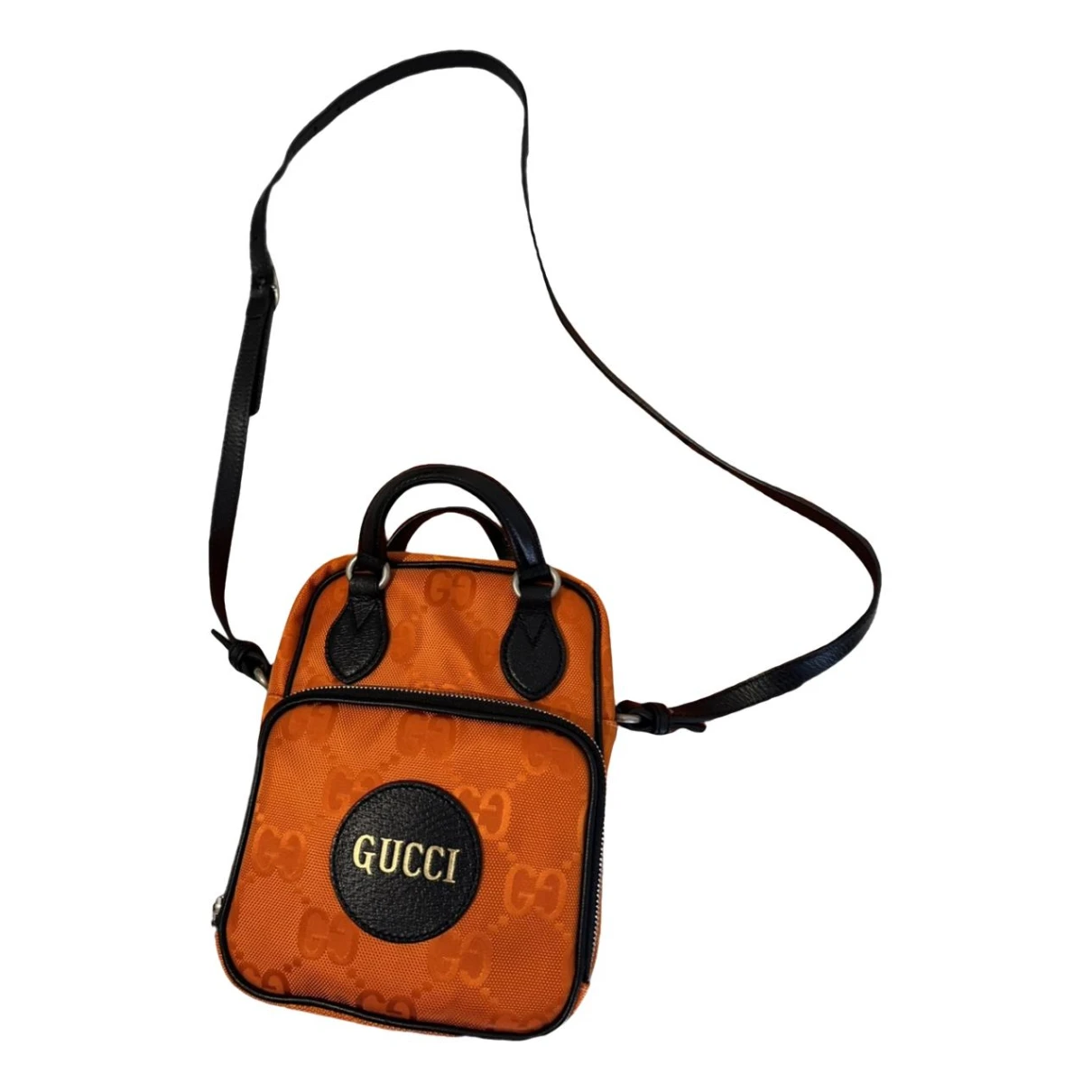 Pre-owned Gucci Leather Bag In Orange