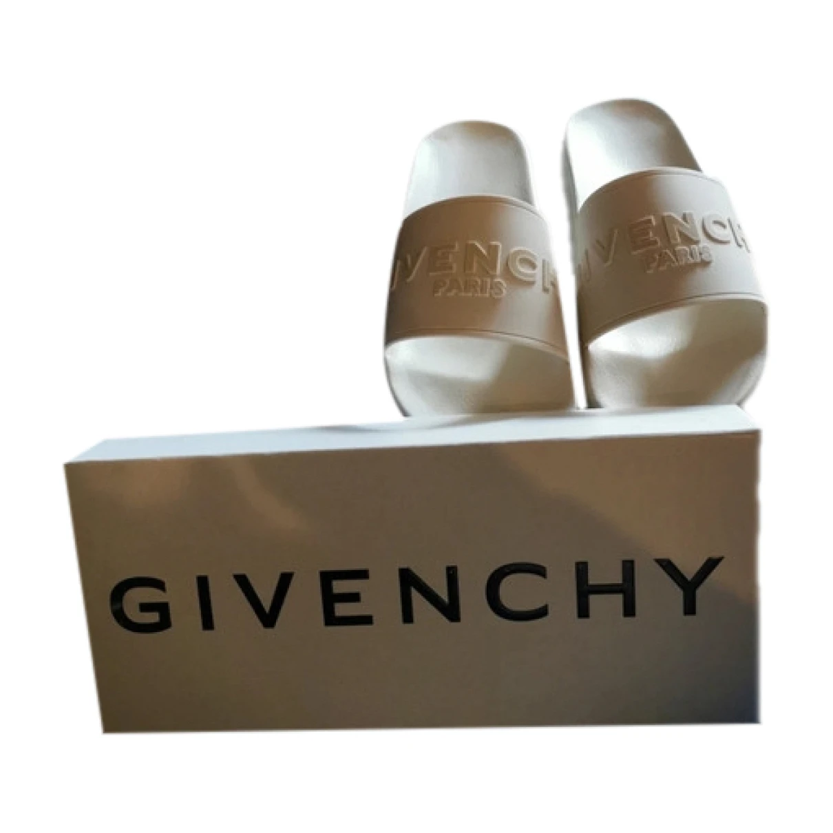 Pre-owned Givenchy Sandals In Beige