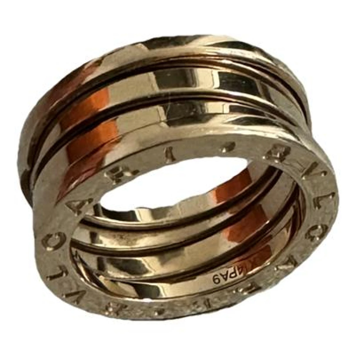Pre-owned Bvlgari B.zero1 Pink Gold Ring