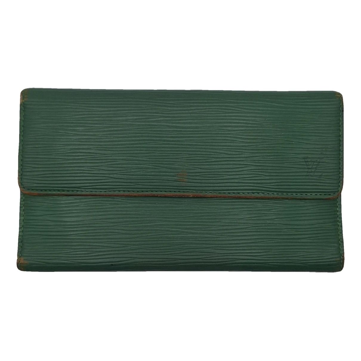 Pre-owned Louis Vuitton Leather Purse In Green