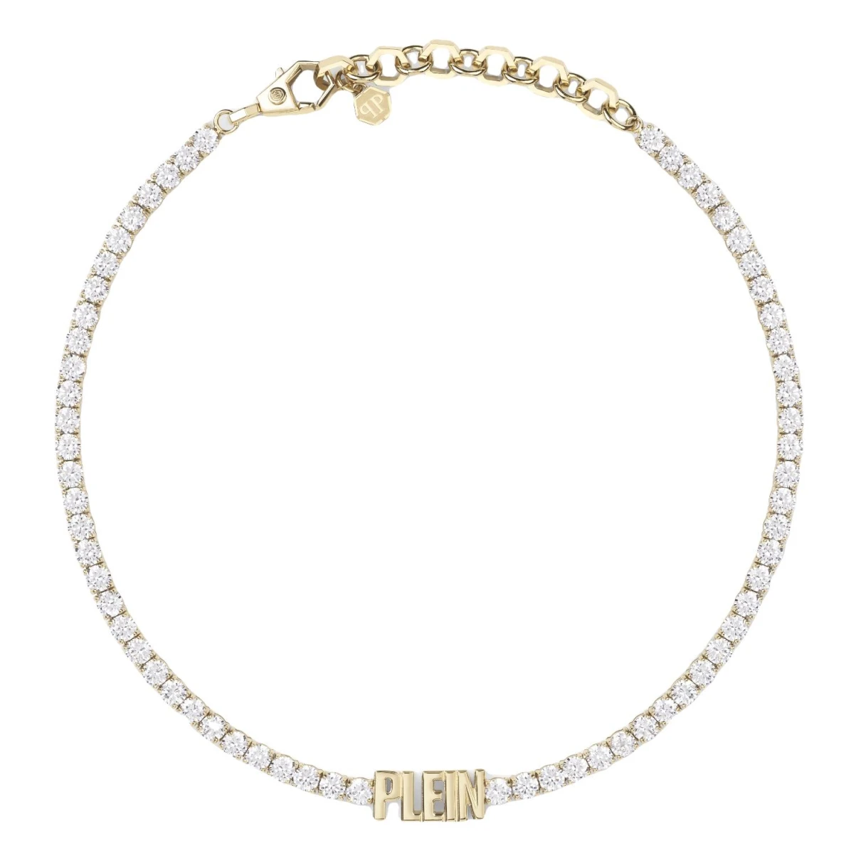 Pre-owned Philipp Plein Necklace In Gold