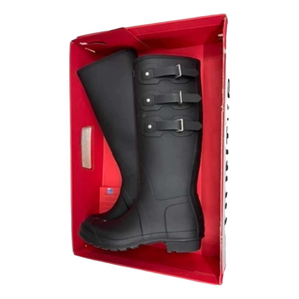Pre-owned Hunter Boots In Black