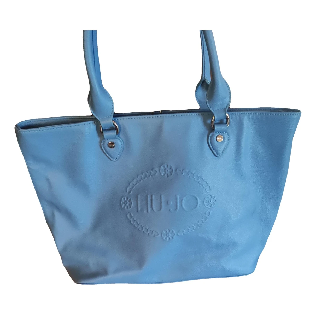 Pre-owned Liujo Vegan Leather Handbag In Blue