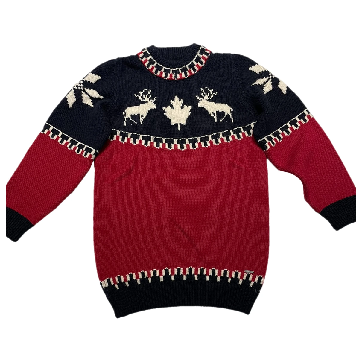Pre-owned Dsquared2 Wool Jumper In Multicolour