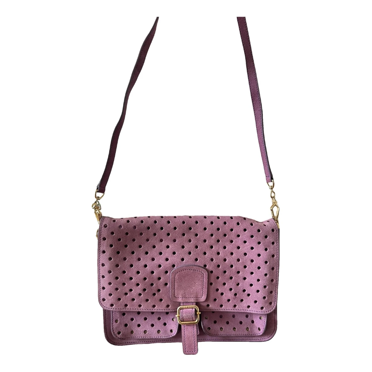 Pre-owned Sonia Rykiel Leather Handbag In Purple
