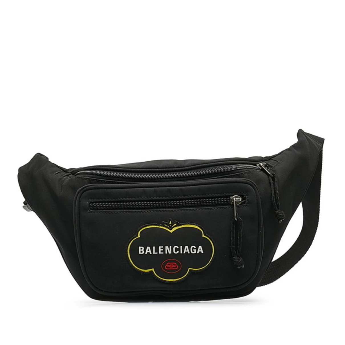 Pre-owned Balenciaga Cloth Clutch Bag In Black
