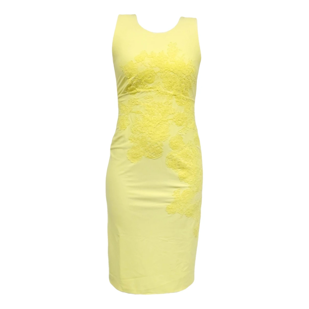 Pre-owned Ermanno Scervino Mid-length Dress In Yellow
