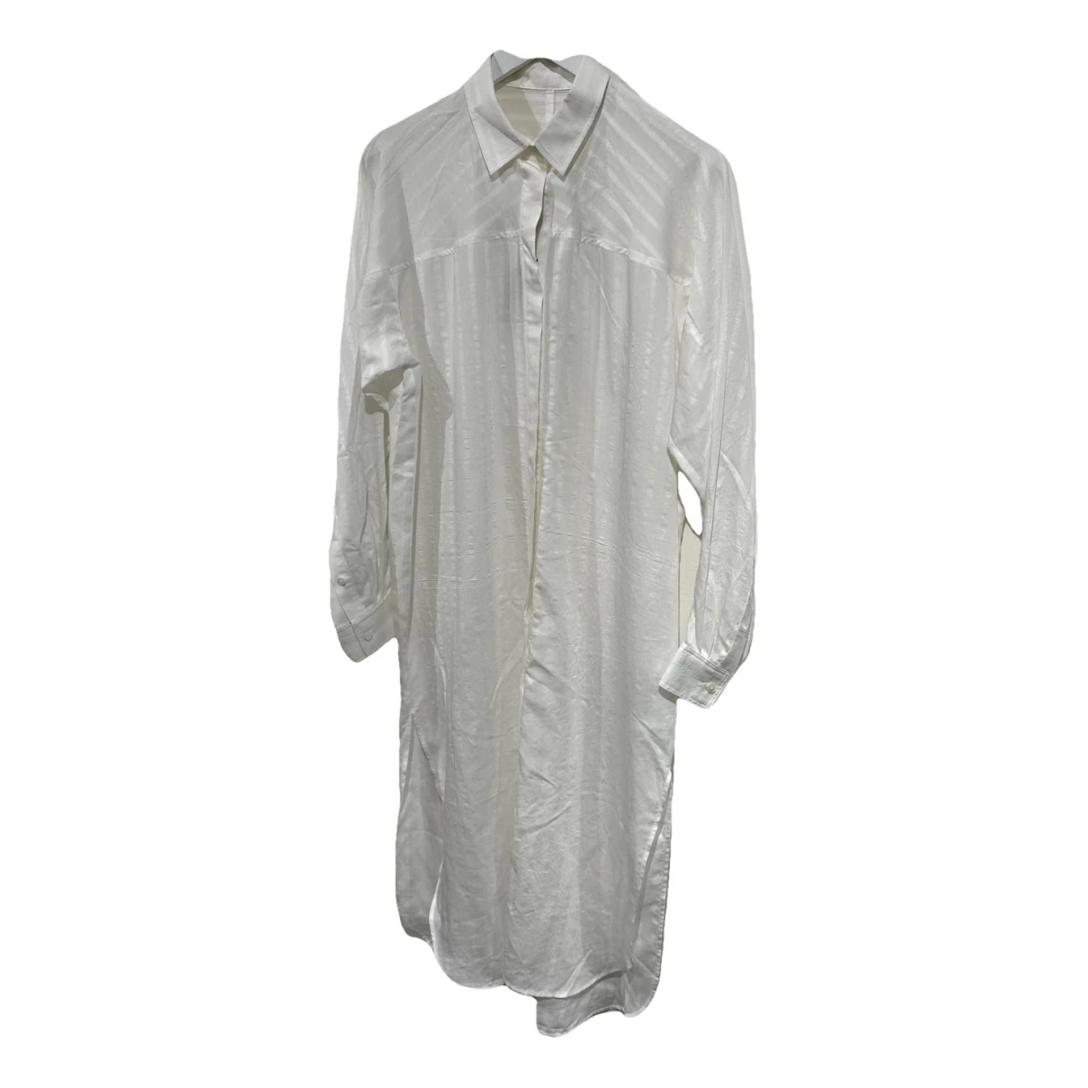 Pre-owned Totême Maxi Dress In White