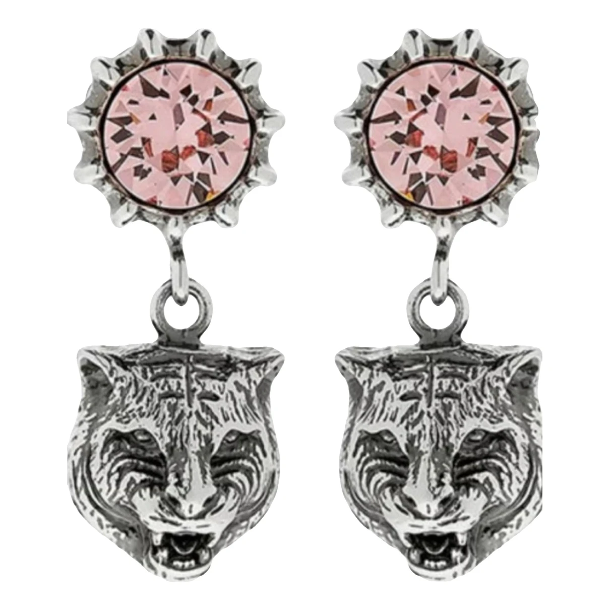 Pre-owned Gucci Crystal Earrings In Other