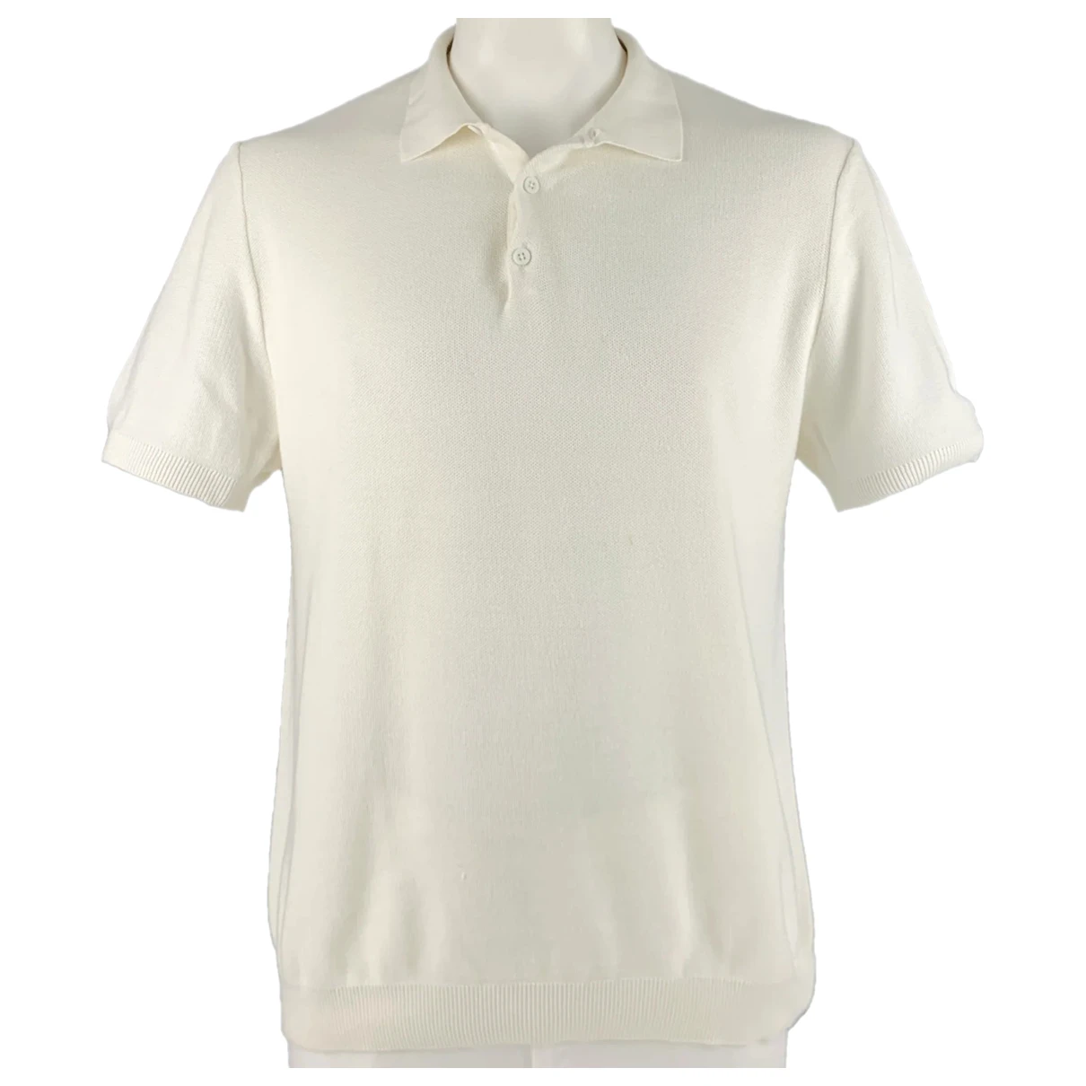 Pre-owned Sunspel Polo Shirt In White