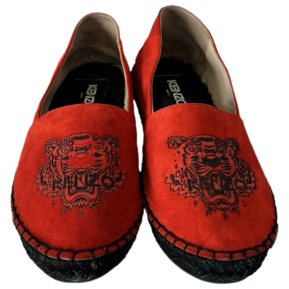 Pre-owned Kenzo Espadrilles In Red