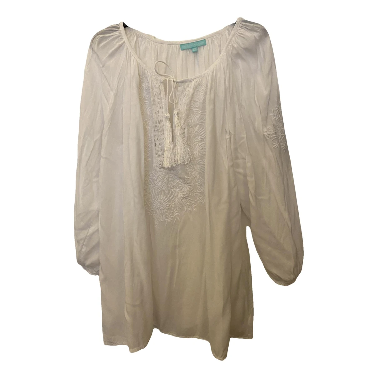Pre-owned Melissa Odabash Blouse In White