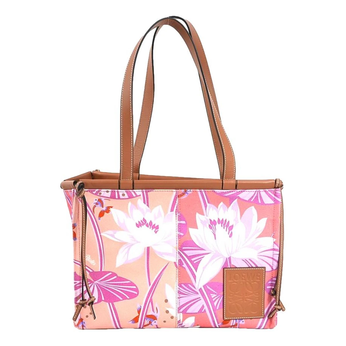 Pre-owned Loewe Cloth Handbag In Pink