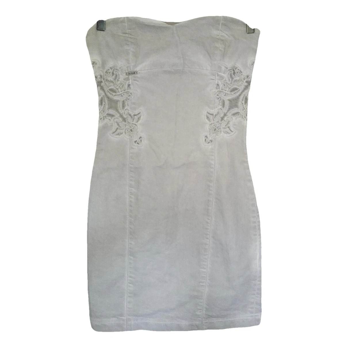 Pre-owned Guess Mini Dress In Grey