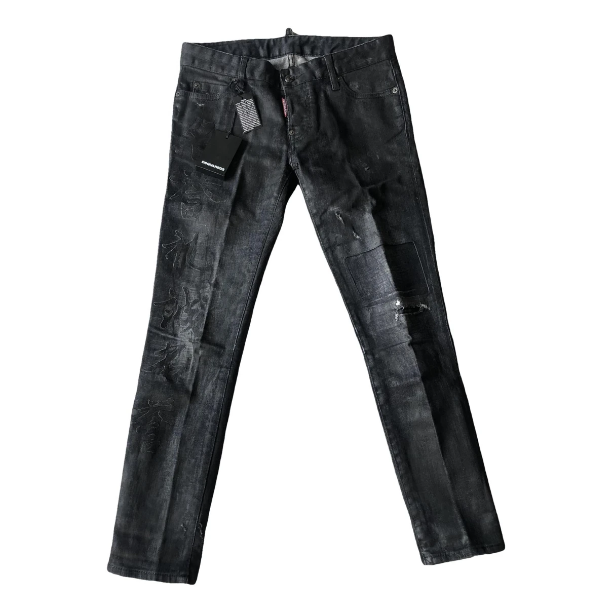Pre-owned Dsquared2 Bootcut Jeans In Black
