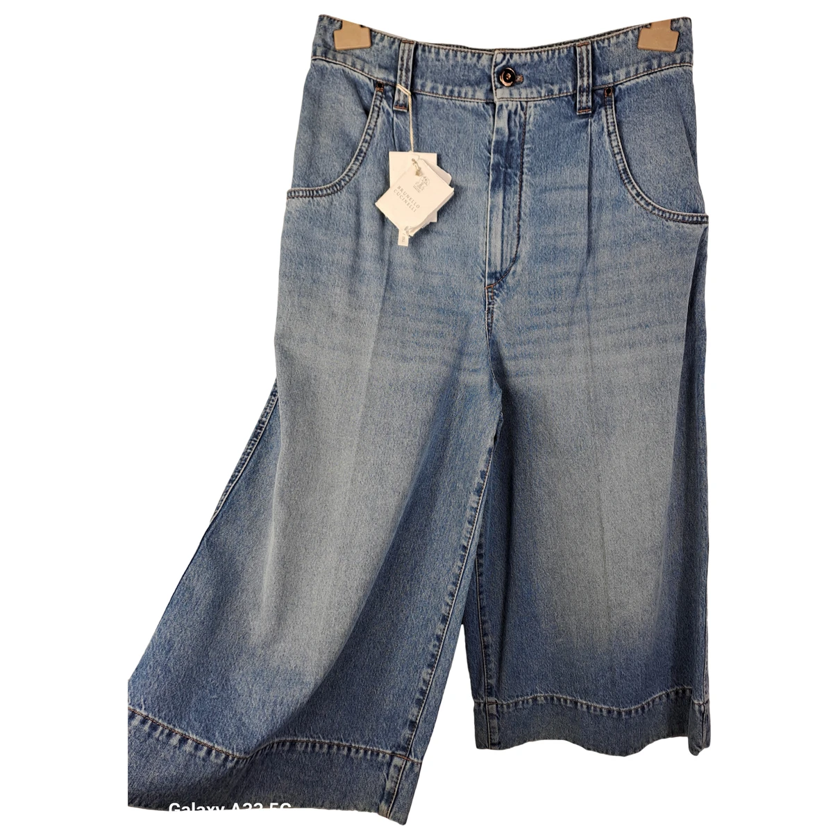 Pre-owned Brunello Cucinelli Short Jeans In Blue