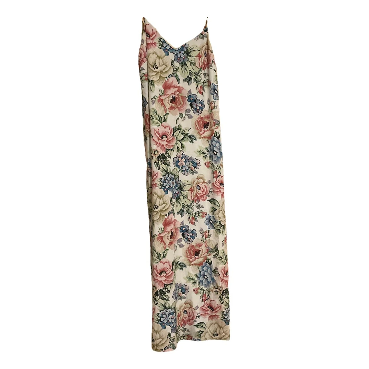 Pre-owned Erika Cavallini Silk Maxi Dress In Other