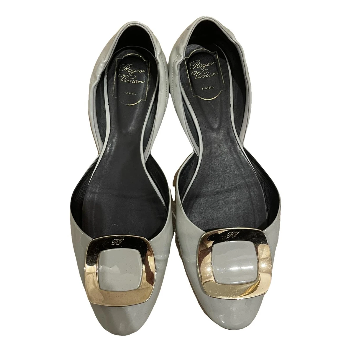 Pre-owned Roger Vivier Patent Leather Ballet Flats In Other