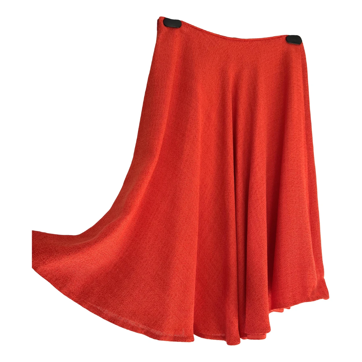 Pre-owned Prada Mid-length Skirt In Orange