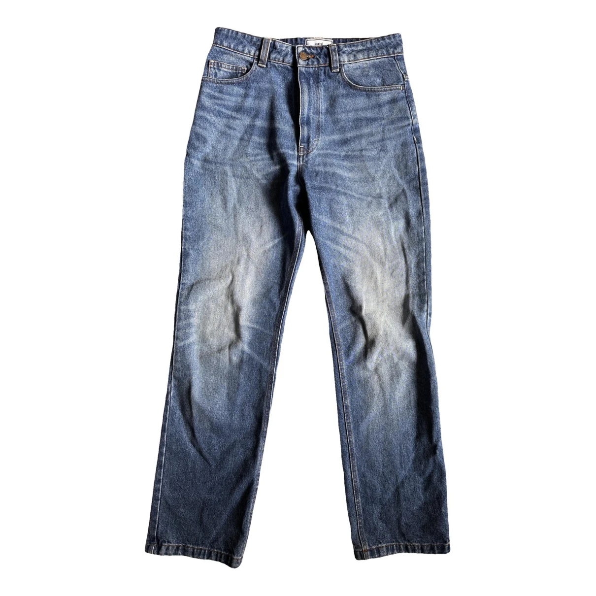 Pre-owned Ami Alexandre Mattiussi Straight Jeans In Blue