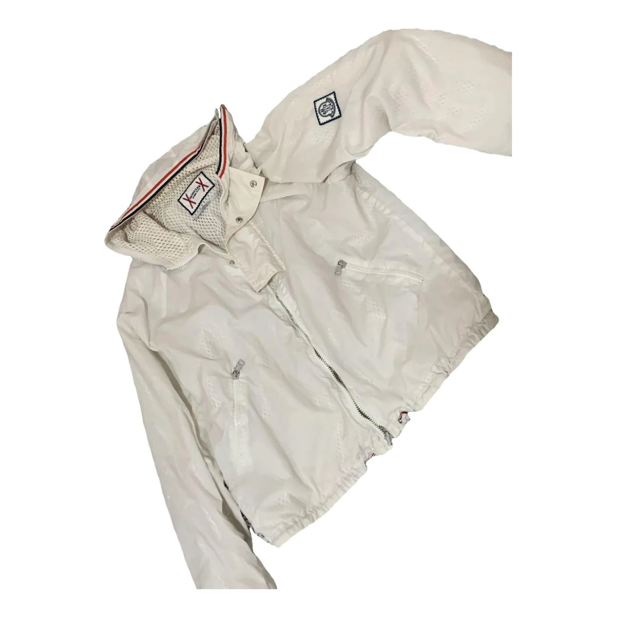 Pre-owned Moncler Short Vest In White