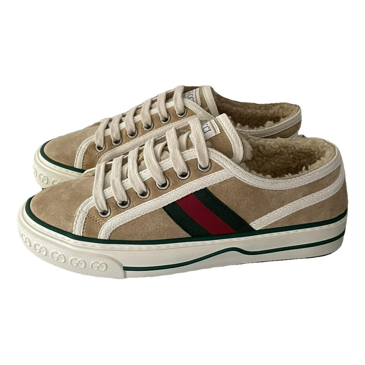 Pre-owned Gucci Tennis 1977 Trainers In Brown