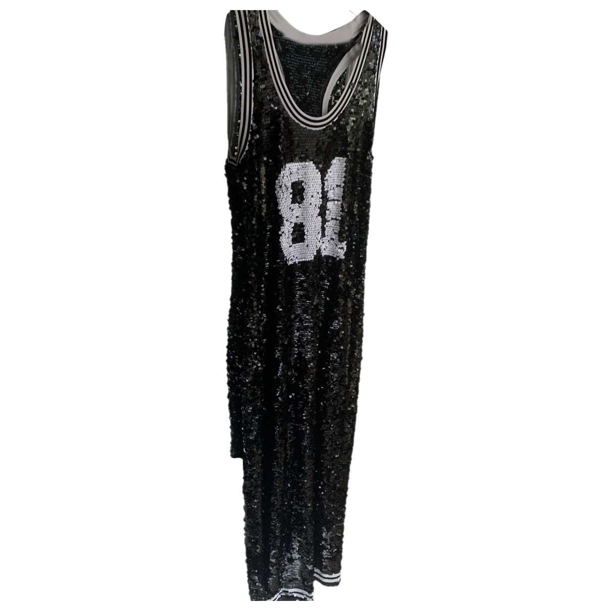 Pre-owned Replay Maxi Dress In Black