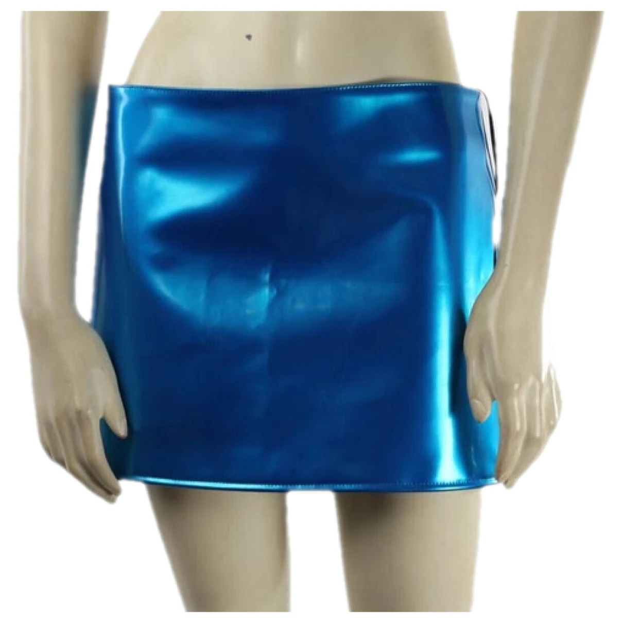 Pre-owned Laquan Smith Mini Skirt In Blue