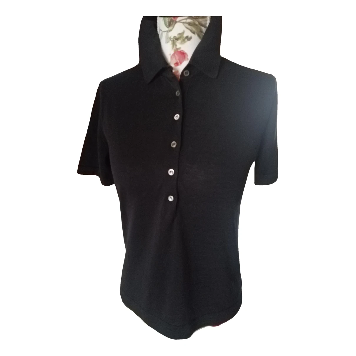 Pre-owned Malo Polo In Black