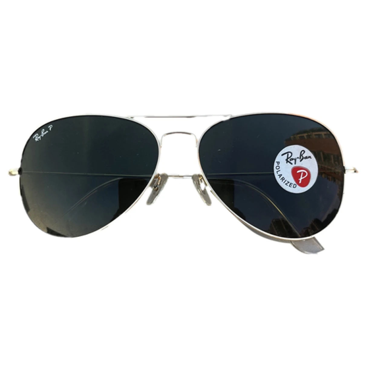Pre-owned Ray Ban Aviator Sunglasses In Other