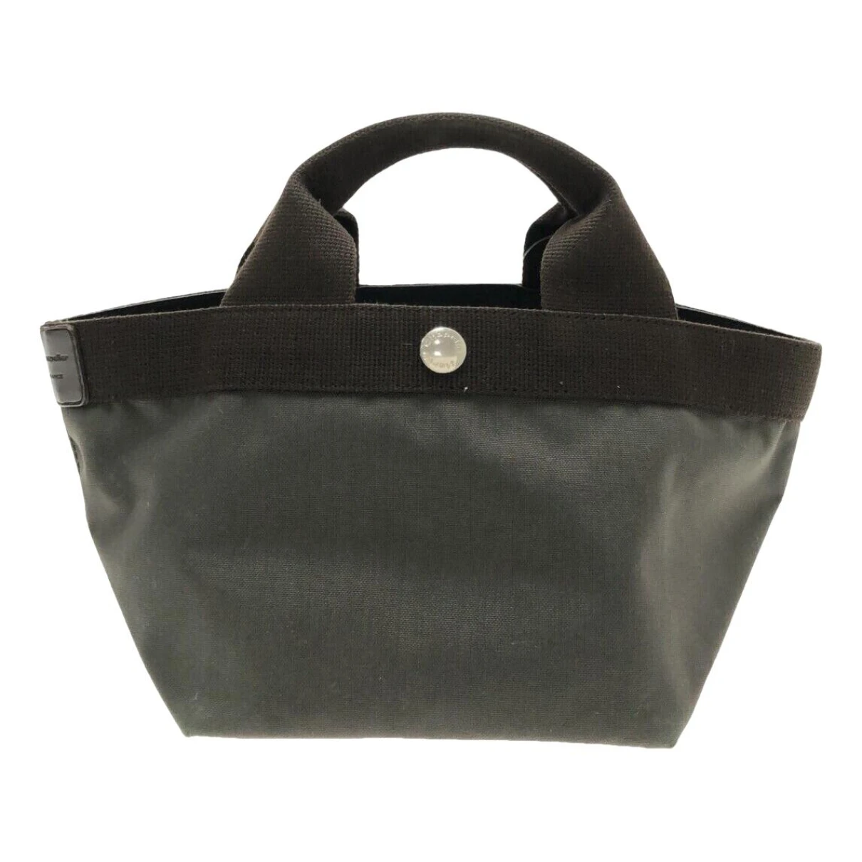 Pre-owned Herve Chapelier Leather Handbag In Black