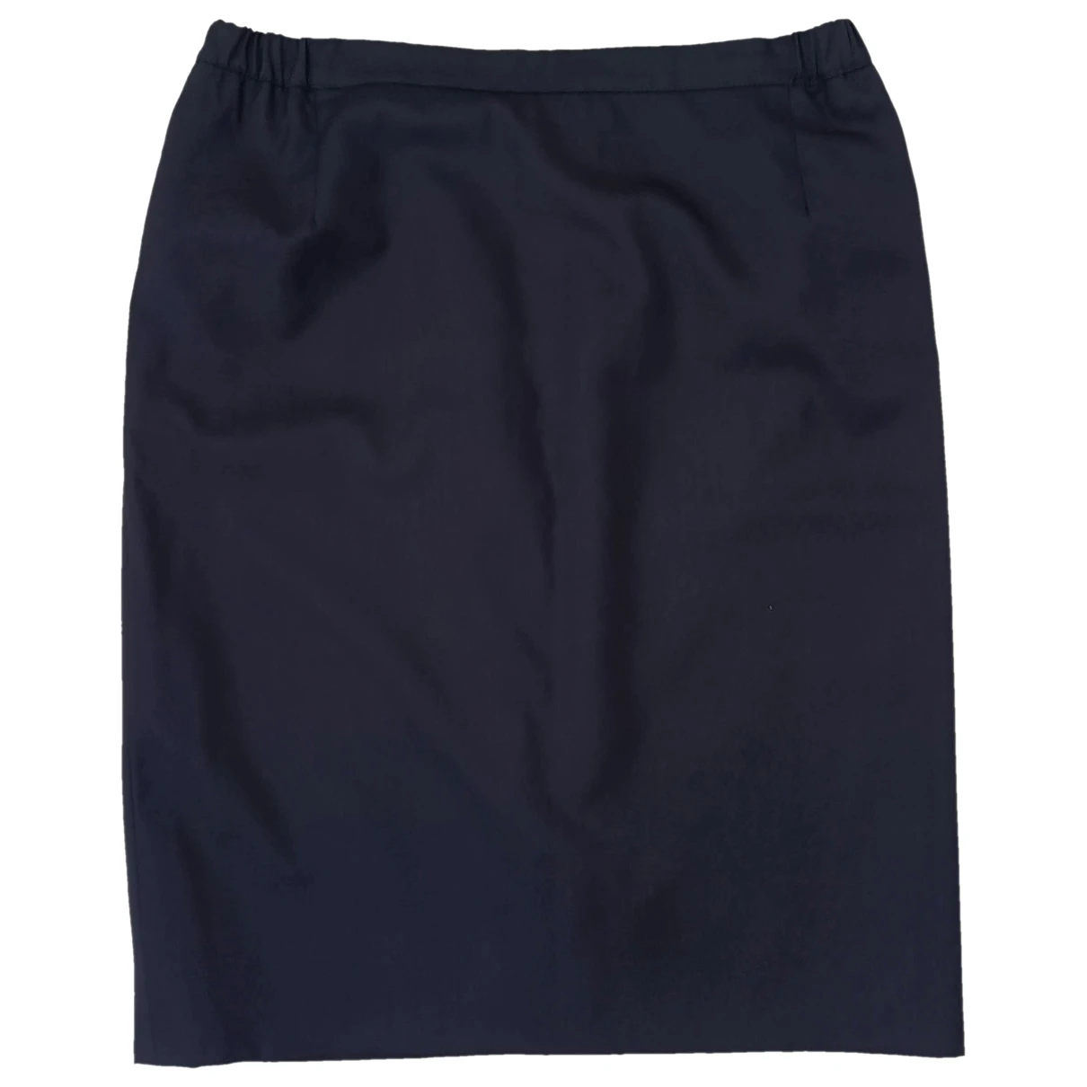Pre-owned Roccobarocco Wool Mid-length Skirt In Blue
