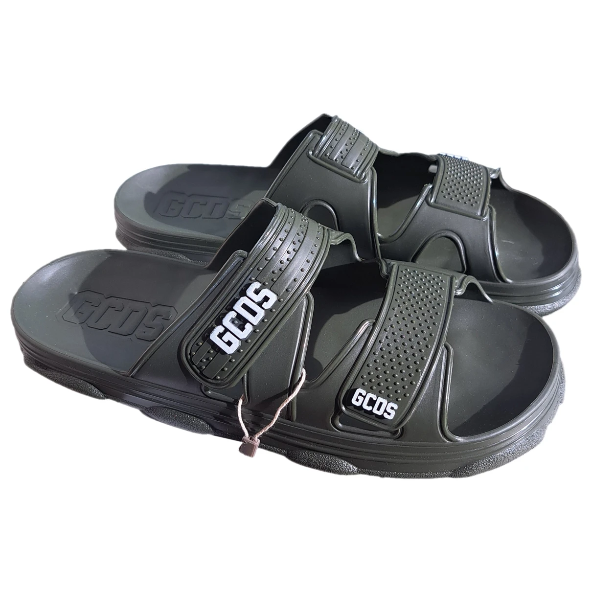 Pre-owned Gcds Sandals In Khaki