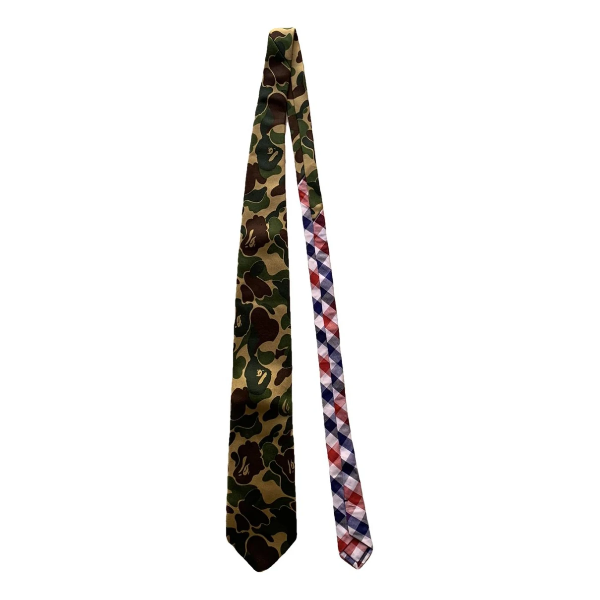 Pre-owned A Bathing Ape Silk Tie In Other