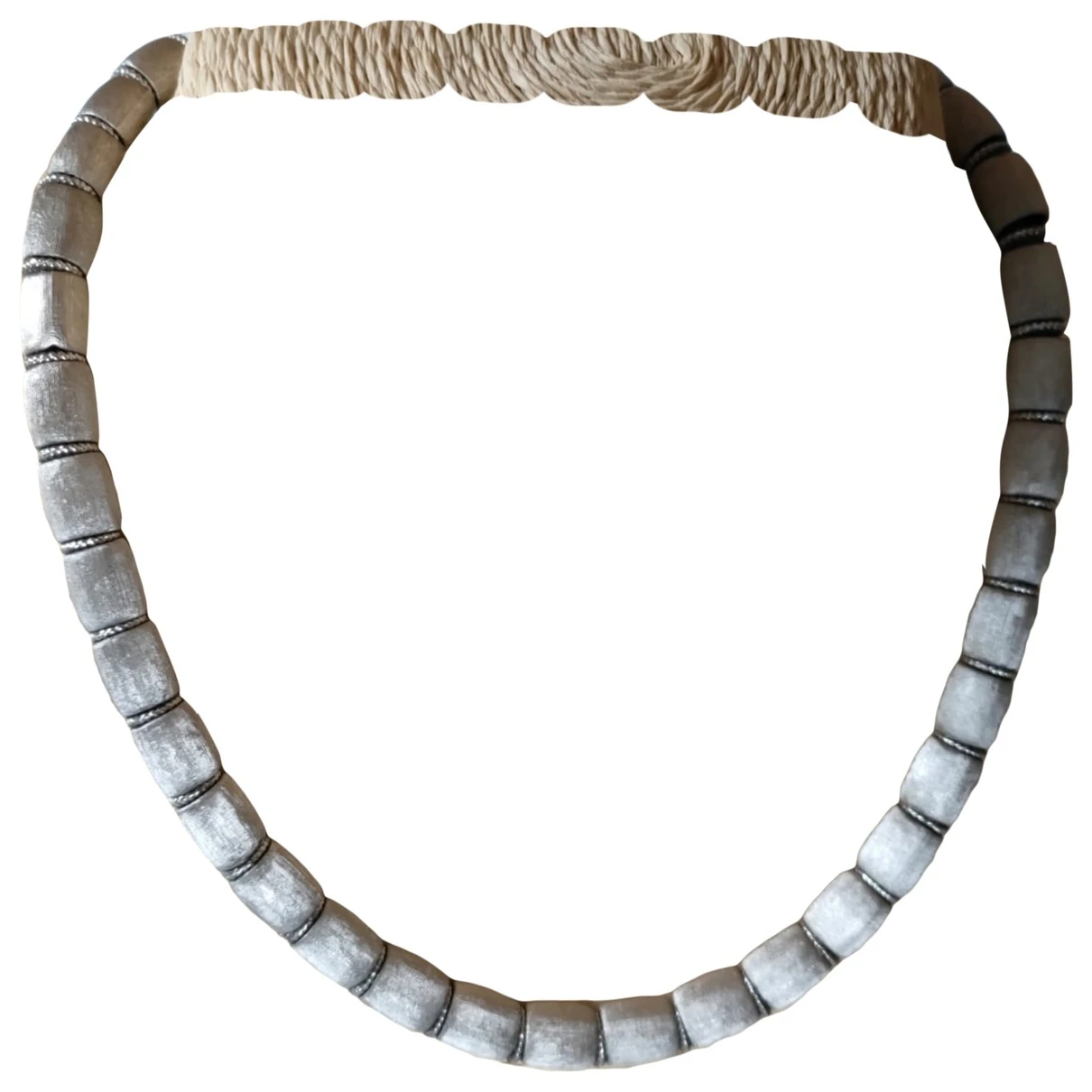 Pre-owned Trifari Necklace In Silver