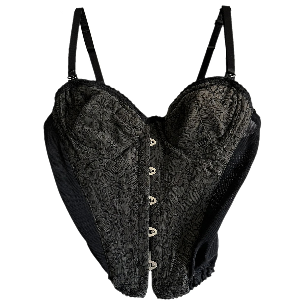 Pre-owned Vivienne Westwood Lace Corset In Black