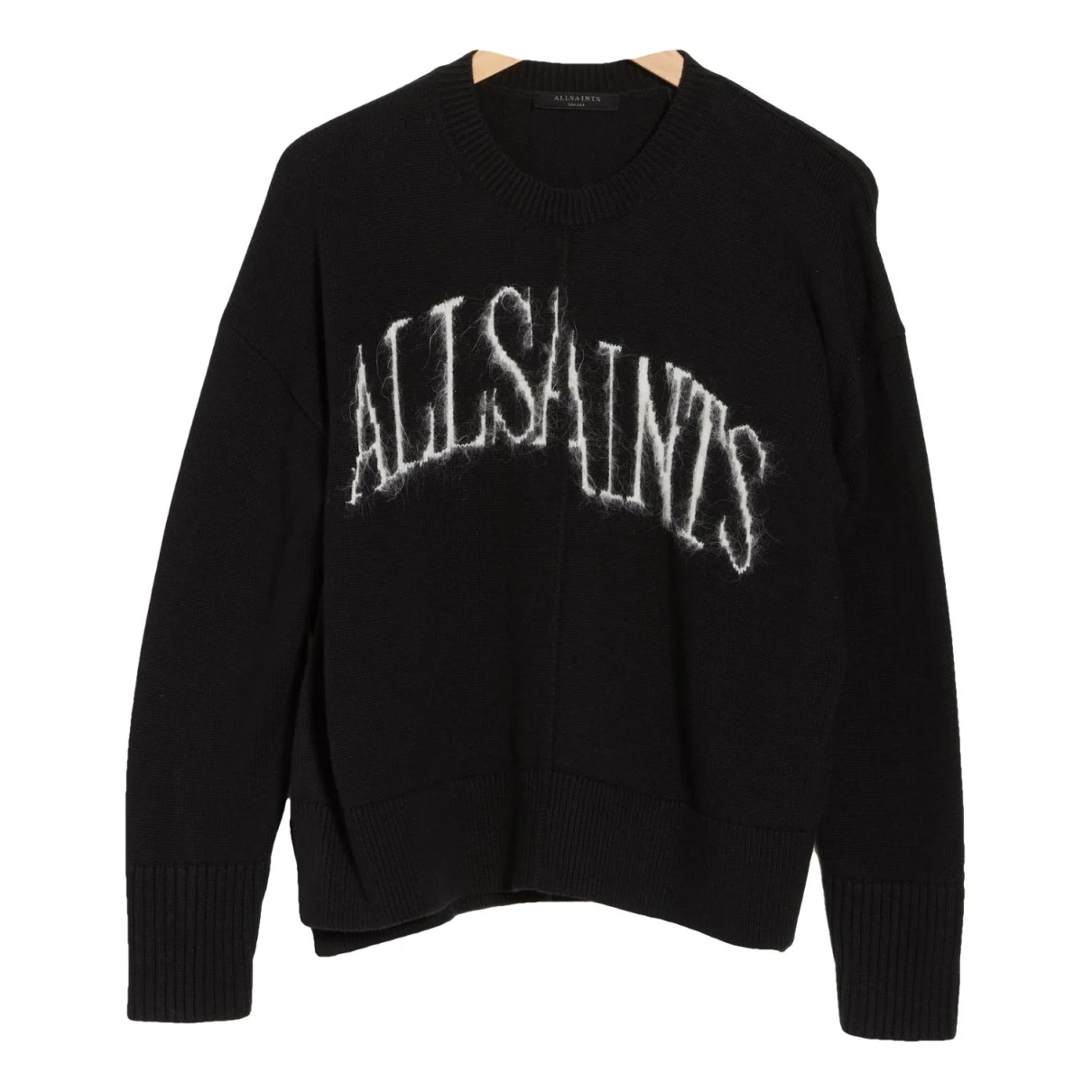 Pre-owned Allsaints Sweatshirt In Black