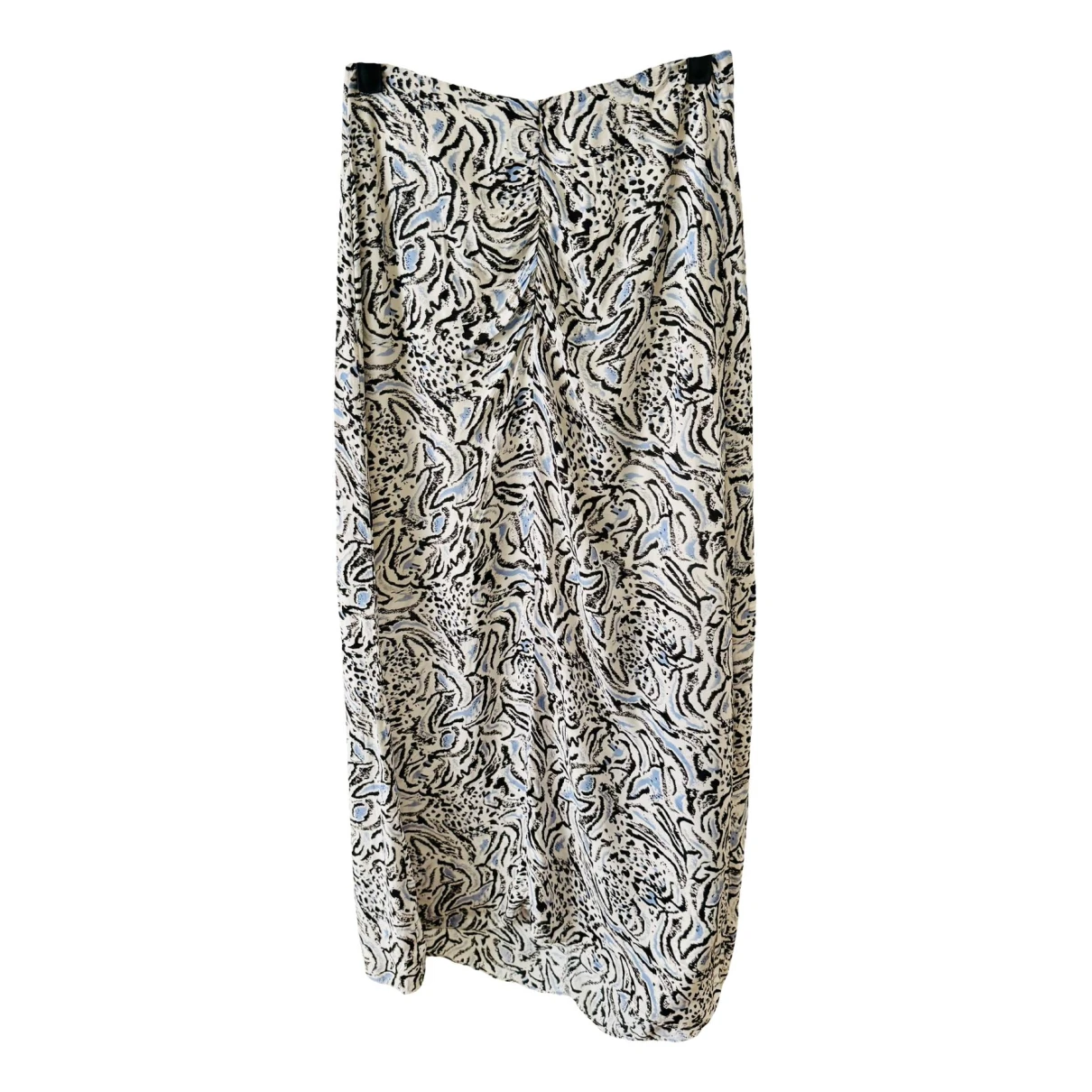 Pre-owned Berenice Mid-length Skirt In Ecru