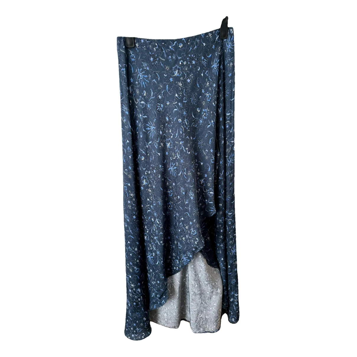 Pre-owned Berenice Mid-length Skirt In Blue