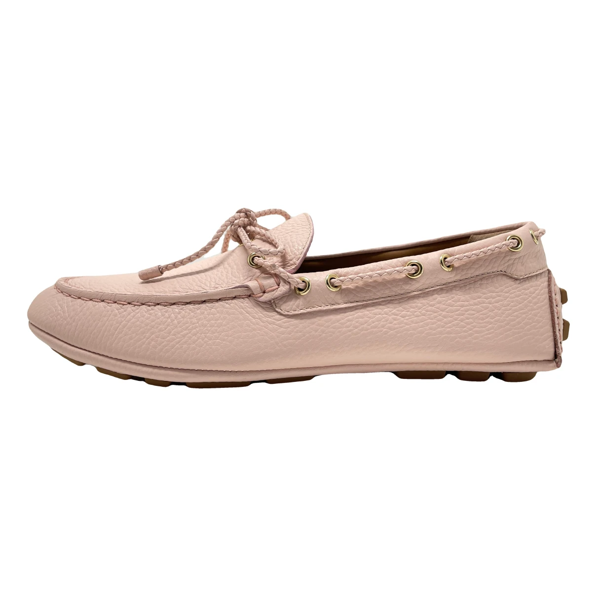 Pre-owned Bally Leather Flats In Pink