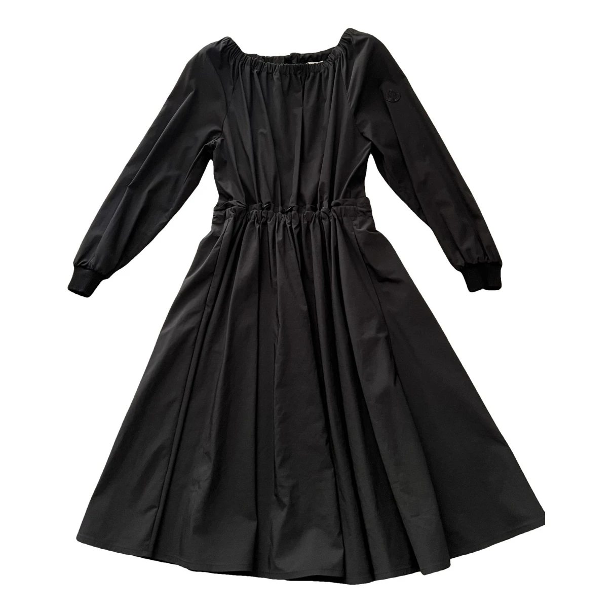 Pre-owned Moncler Mid-length Dress In Black