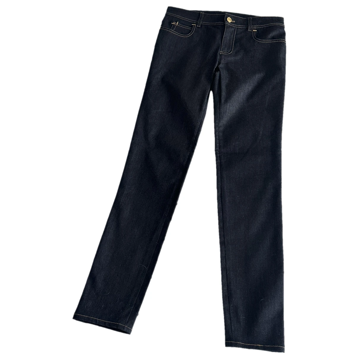 Pre-owned Tom Ford Slim Jeans In Navy