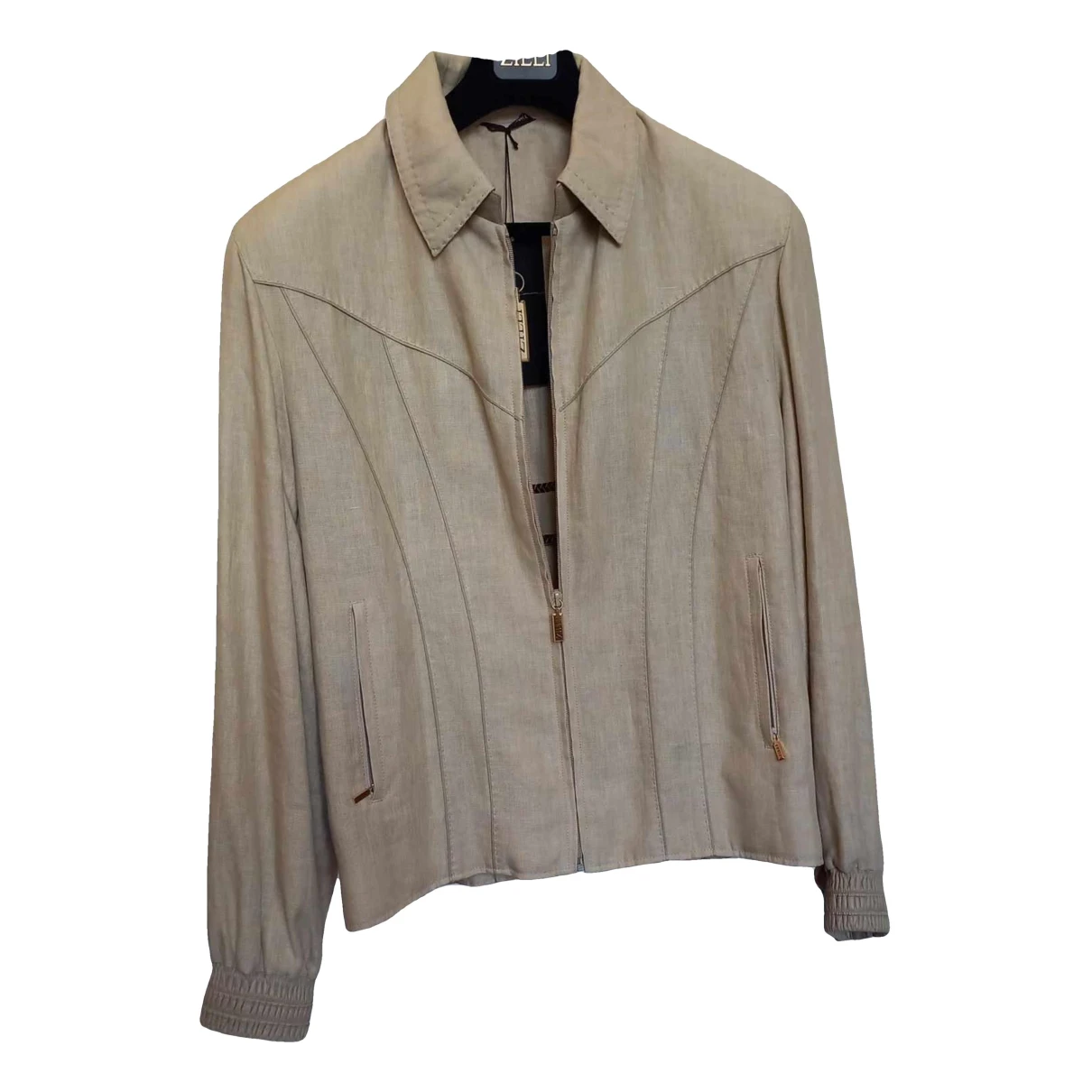 Pre-owned Zilli Linen Jacket In Beige