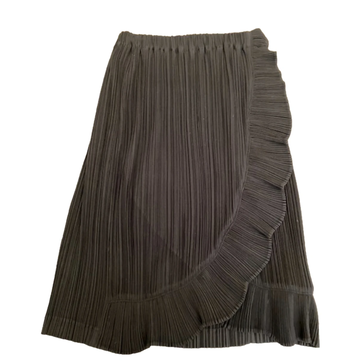 Pre-owned Issey Miyake Mid-length Skirt In Grey