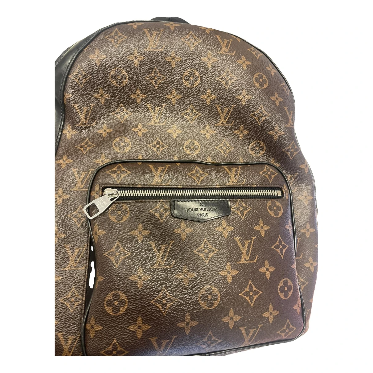 Pre-owned Louis Vuitton Leather Backpack In Brown