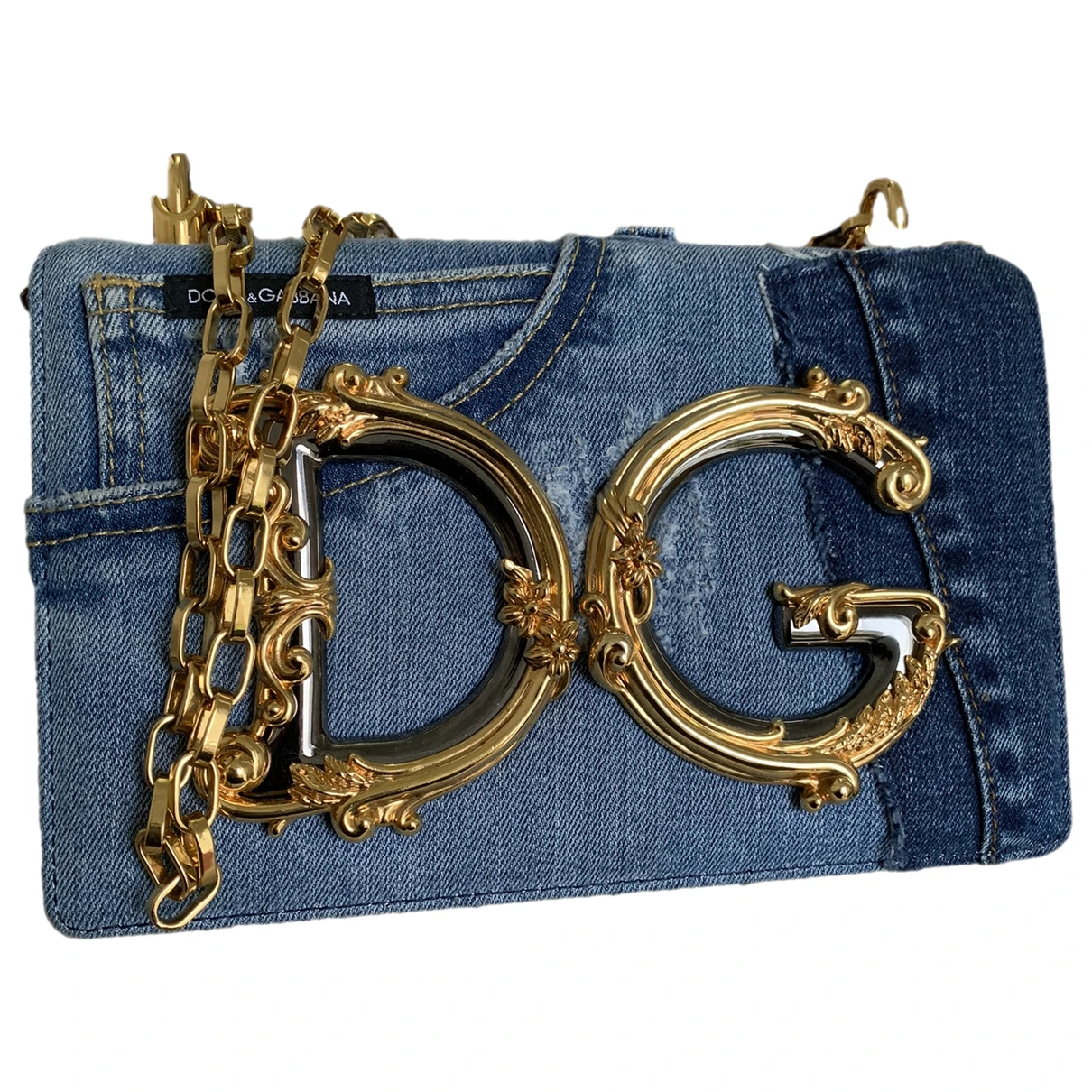 Pre-owned Dolce & Gabbana Dg Girls Handbag In Blue