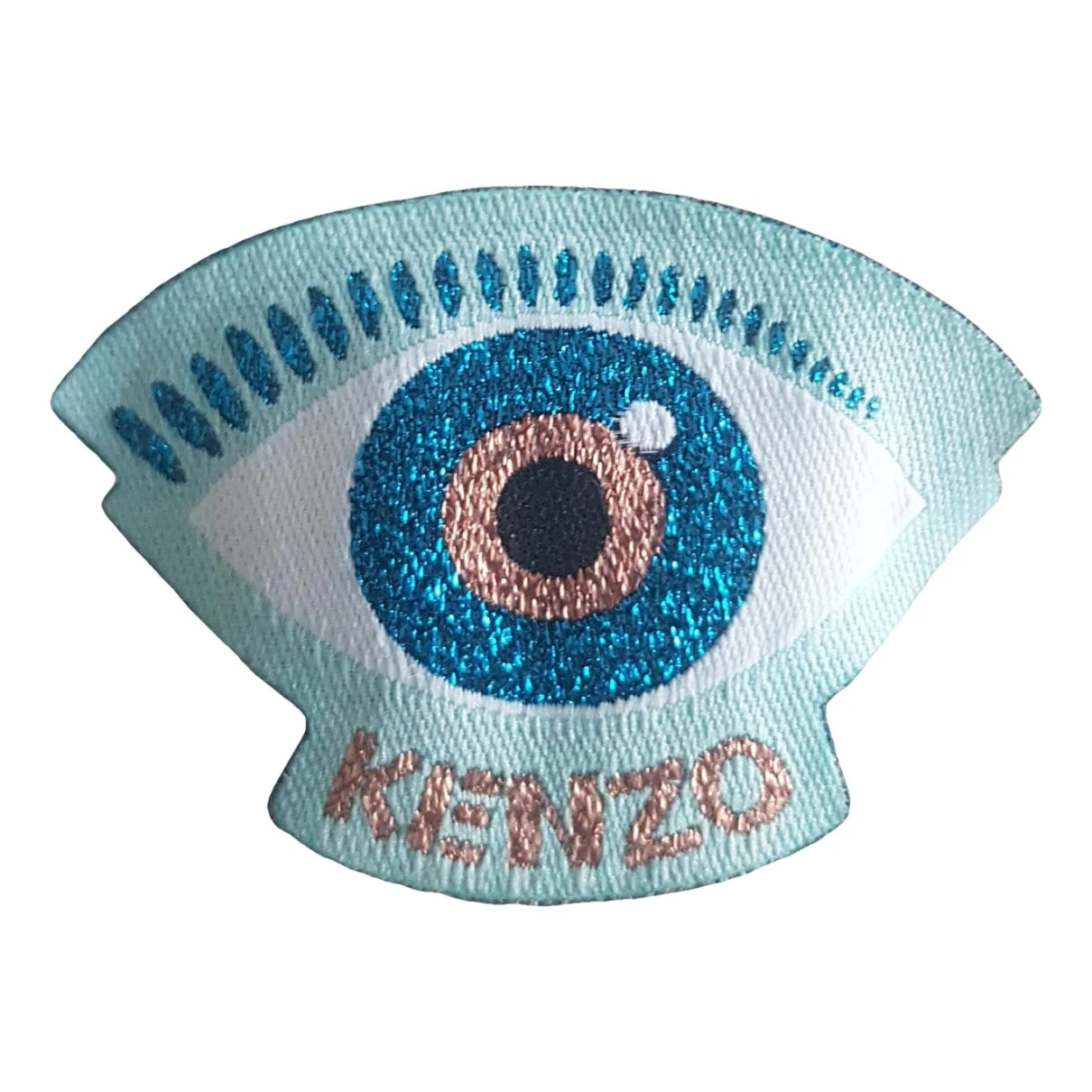Pre-owned Kenzo Cloth Pin & Brooche In Blue