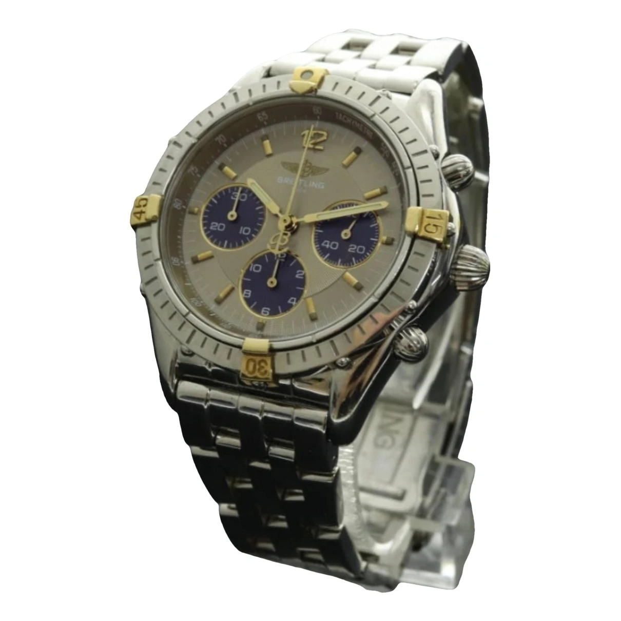 Pre-owned Breitling Chronomat Watch In Silver