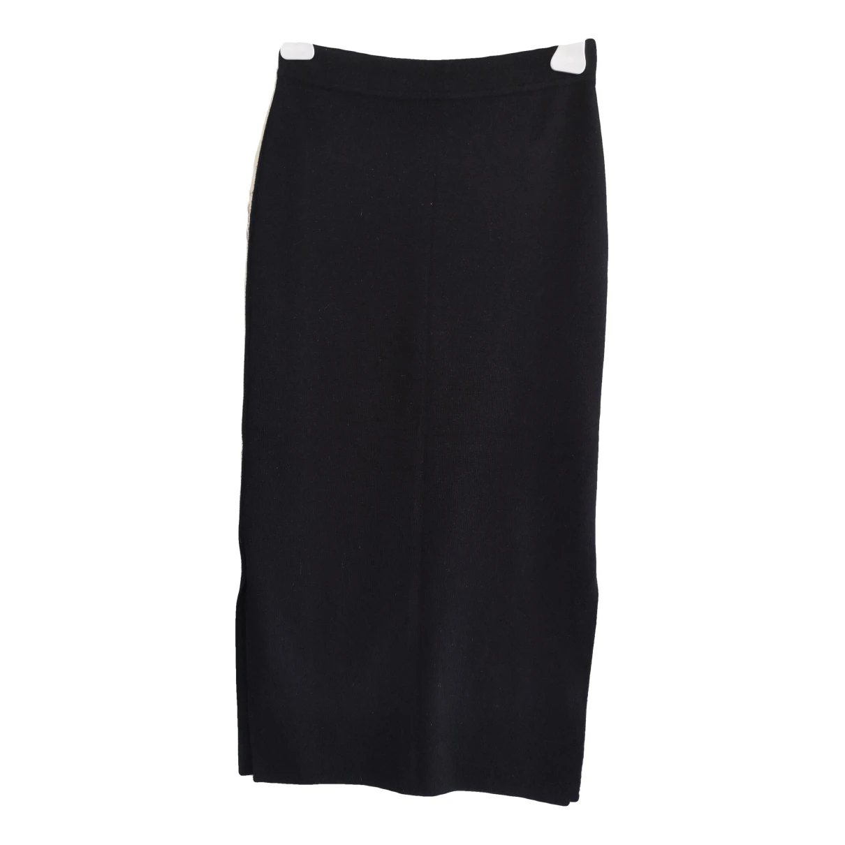 Pre-owned Max & Co Wool Skirt In Black
